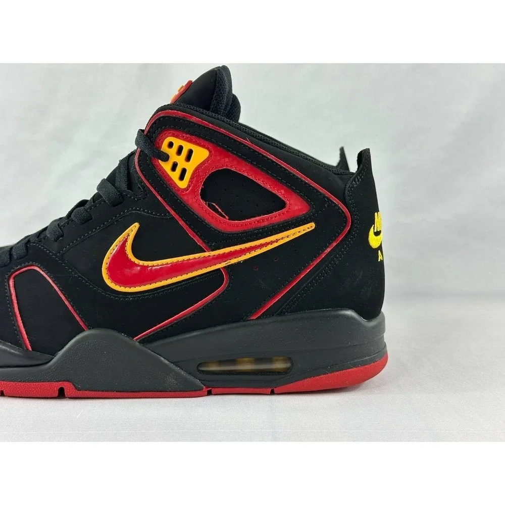 Nike Air Flight Falcon 'Black Red' 2012 Men's 397204-068 Size 12